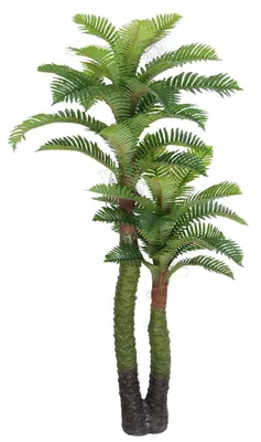 Image de Grande palme artificielle de 140 cm pour la décoration tropicale