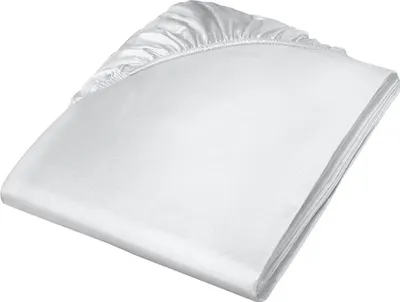 Produktbild von fleuresse Colours Mako Satin Spannlaken Silber 140 x 200 cm