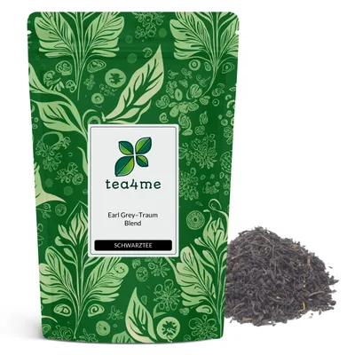 Produktbild von tea4me Earl Grey-Traum Schwarztee mit Bergamotte-Geschmack