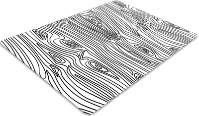 Produktbild von Stuhlunterlage Bürostuhlunterlage 120 cm x 90 cm Bodenmatte Bürostuhlunterlage - Holzimitation.