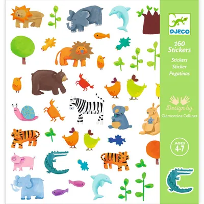 Image de Stencils Animaux, Djeco