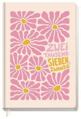 Produktbild von Häfft-Timer - Jugendkalender A5 Pink Flowers 2027