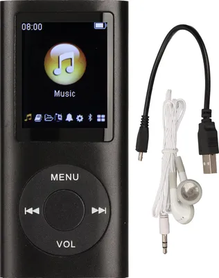 Immagine prodotto di Lettore MP3, elegante, multifunzionale, suono senza perdite, sottile schermo LCD da 1,8 pollici, lettore musicale MP3 portatile