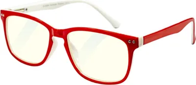 Productafbeelding van GLASSA Blauwlichtfilterbril PCG 07, sterkte: 1.00, kleur: rood