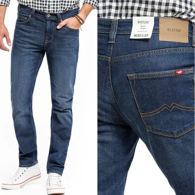 Immagine prodotto di MUSTANG, Jeanshosen da donna, slim fit, VEGAS SLIM, W34 L32, Blau, Jeans, baggyjeans, buggy