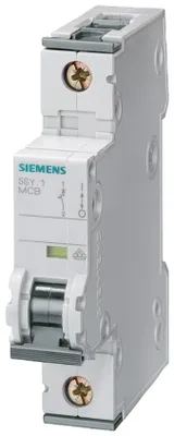 Image de SIEMENS Disjoncteur de protection de ligne 5SY4106-6, 230/400 V, unipolaire, B, 6 A