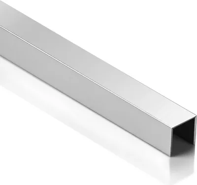 Produktbild von Deko Bordüre U-Profil Zierleiste Fliesenschiene Edelstahl V2A L250cm 10mm silber glänzend