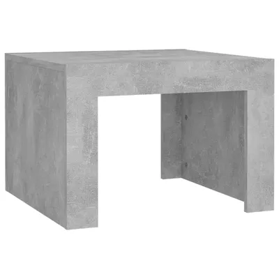 Produktbild von Couchtisch Betongrau 50x50x35 cm Holzwerkstoff