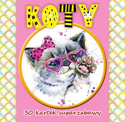 Zdjęcie produktu dla 30 kartek superzabawy Koty kolorowanka notesowa dla dzieci
