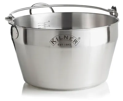 Produktbild von Ravenhead Rayware Kilner Stainless Steel JAM PAN 8 Litre Kasserolle, Edelstahl, 30 cm Durchmesser