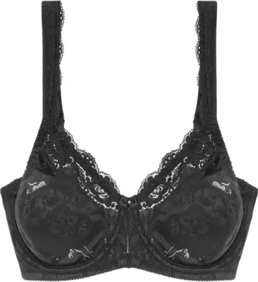 Produktbild von Triumph Stellina, Volle Tasse, Schwarz, Bügel, Muster, Weiblich, Blumenmuster