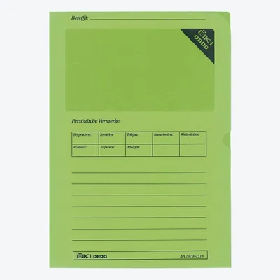 Obrázek produktu pro ÖKI 61518 100 ÖKI Sichthüllen grün glatt