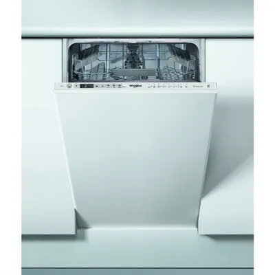 Obrázok produktu pre Whirlpool WSIO 3T125 6PE X, Plne vstavaný, Slimline (45 cm), Biela, Strieborná, Tlačidlá, LED