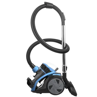 Productafbeelding van Emerio Stofzuiger zonder zak – 2 L – HEPA-filter – Snoerlengte 4,5 m – High Performance-borstel – 700 W – Zwart/Blauw – VCE-108278.10