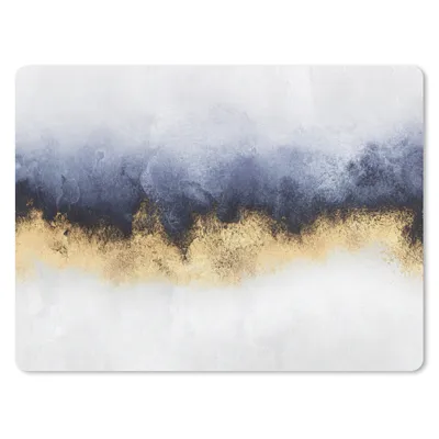 Produktbild von MuchoWow® Mauspad Mousepad Abstrakt - Gold - Luxus 23x19 cm - Mousepads - Maus Mat - Pad - Mausunterlage - Schreibtischunterlage - Mauspad