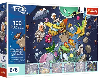 Produktbild von Puzzle "Wujcio im Weltraum" - Trefl (100 Teile)