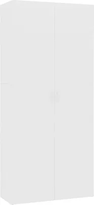 Obrázek produktu pro vidaXL Botník bílý 80x35,5x180 cm Dřevěný materiál