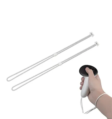 Produktbild von INF VR Controller Handriemen 2er Set Nylon verstellbar 20cm für Gaming Weiß