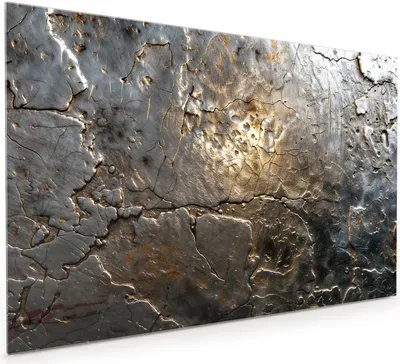 Produktbild von Küchenrückwand Spritzschutz Glas mit Motiv Gekrakeltes Metall 40 x 40 cm