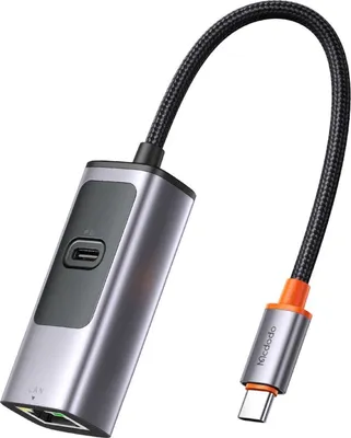 Produktbild von Mcdodo Adapter Adapter Usb-C Ethernet Gigabit Rj45 Netzwerkkarte 1000