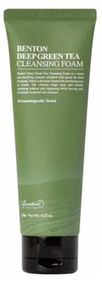 Produktbild von BENTON Deep Green Tea Cleansing Foam 120 g Gesichtsschaumreiniger Korea Kosmetik