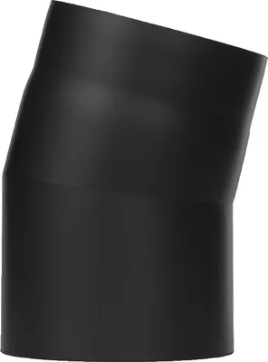 Produktbild von Jeremias Rauchrohr Ofenrohr | Winkel 15° | schwarz | Ø 180 mm