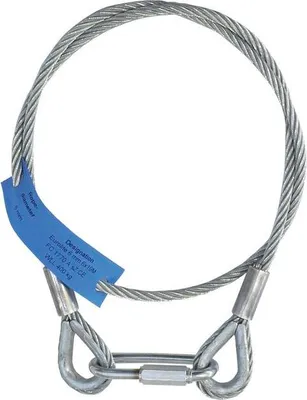 Produktbild von EUROLITE Sicherungsseil AG-35FB 6x1000mm bis 35kg