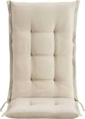Produktbild von Madison Tuinstoelkussen hohe Rückenlehne 50x123 cm Brest sand, wasserabweisend, 50% Baumwolle, 50% Polyester