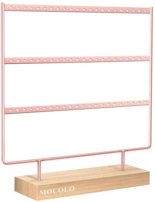 Produktbild von Ohrschmuckhalter, Hörerhänger für das Aufhängen von Ohrschmuck (66 Löcher und 3 Schichten)