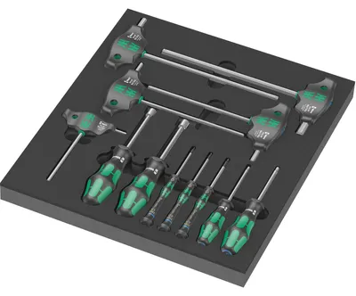 Produktbild von WERA Schraubendreher Set Hex 12-teilig 60 x 75 x 392 mm