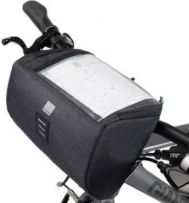 Obrázok produktu pre SAHOO Cyklistická taška Taška na riadidlá Priehľadná priehradka Vodotesná E-Bike 3L