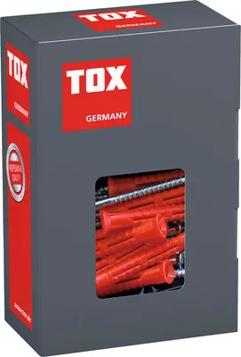Produktbild von TOX 022 102 301, Schrauben- & Dübelsatz, Beton, Rot, M5x85, Deutschland, 8 mm