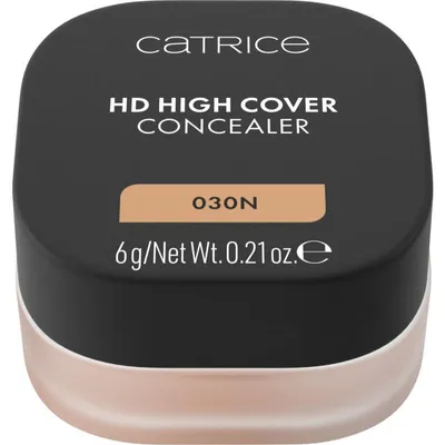 Zdjęcie produktu dla CATRICE HD High Cover Concealer, Odcień light skin, Beżowy, 030N, Skóra uniwersalna, Krem, Słoiczek