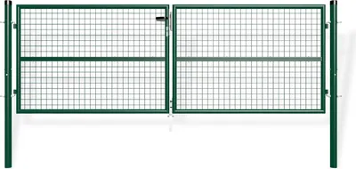 Produktbild von Doppelflügeliges Zauntor 3m OLGA H.100cm grün