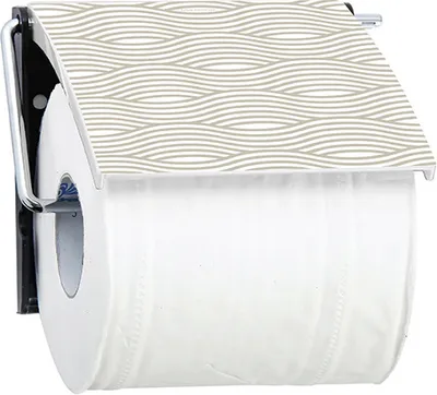 Produktbild von MSV Bad Serie "Wave Beige“ Toilettenpapierhalter WC Rollenhalter Papierhalter Klopapierhalter