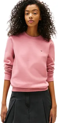 Produktbild von Tommy Jeans Damen Pullover Crew Neck Rundhalsausschnitt, Rosa (Tahiti Berry), XX