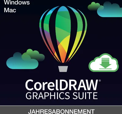 Zdjęcie produktu dla Corel CorelDraw Graphics Suite 365 (2023), edytor graficzny, wielojęzyczny, 1 licencja, oprogramowanie do pobrania (ESD), Graphics Suite 365 (2023), Windows 10, Windows 11