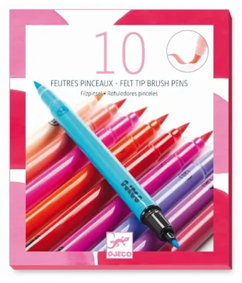 Produktbild von 10 Filzstifte Filzpinsel