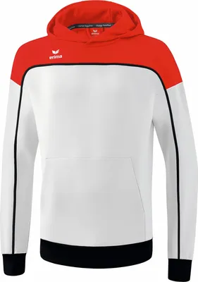 Produktbild von Erima Change By Erima Hoody Weiß/Rot/Schwarz - L