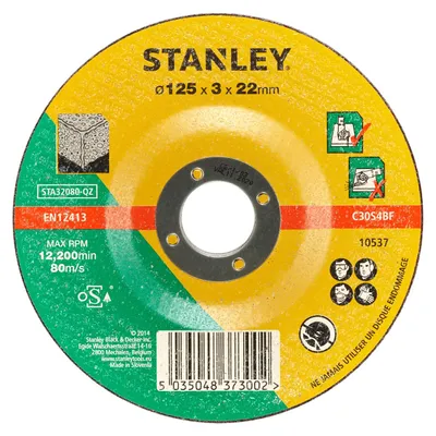 Image de Stanley Disque aggloméré à tronçonner le béton 125x22x3.2 STA32080-QZ