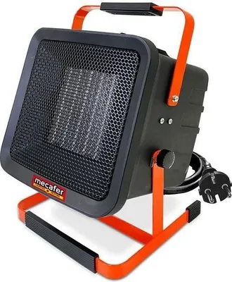 Produktbild von Baustellenheizer MECAFER MH3000C, 3000 W, 2 Geschwindigkeiten, Für Räume bis 30 m², Einstellbarer Thermostat, Leiser Ventilator