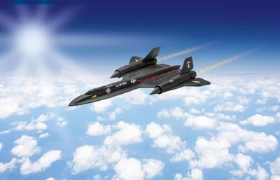 Productafbeelding van Revell 03652, Vliegtuig, Bouwspeelgoed, 1:110, Lockheed SR-71 Blackbird, Geschikt voor jongens, Kunststof