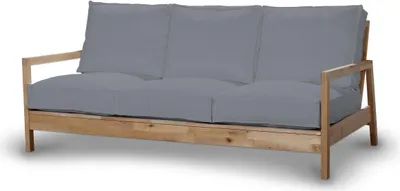 Produktbild von Dekoria Bezug für Lillberg 3-Sitzer Sofa, grau, Sofahusse, Lillberg 3-Sitzer
