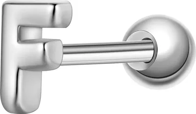 Produktbild von Glanzstücke München Piercing Buchstabe F Sterling Silber 50084891