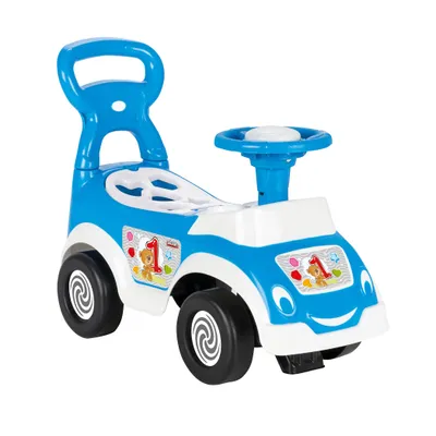 Produktbild von 3in1 Rutscherauto blau mit Formsortierset, Kinderfahrzeug mit Spielzeugzubehör, Lauflernhilfe