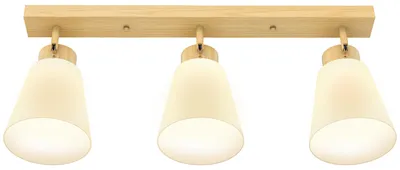 Produktbild von HOMCOM Deckenleuchte LED 40W 3-flammige Deckenlampe mit 3 E27-Fassungen