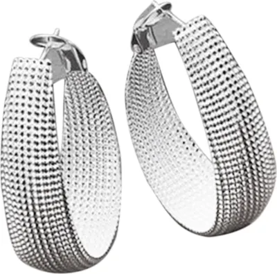 Produktbild von 1 Paar Damen-Ohrringe im koreanischen Stil, versilberter Schmuck
