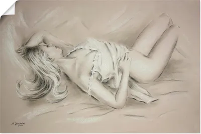 Produktbild von ARTland Poster Schlafende Venus Größe: 60x40 cm