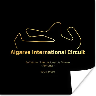Produktbild von MuchoWow® Poster Portimao - F1 - Rennstrecke 50x50 cm - Wohnzimmerdekoration