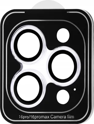 Zdjęcie produktu dla Osłona Szkło Hartowane 9H na Obiektyw Aparat do IPHONE 16 Pro / 16 Pro Max - Tytan / CPPAIP16PM25